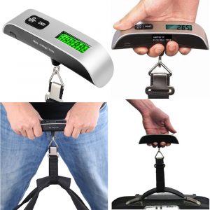 50kg Electronic Digital Hanging Luggage Scale Travel Luggage Portable Weighing Scale