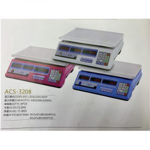 88LB Digital Price Scale Electronic Price Computing Scale LCD Digital Commercial Food Meat Weight Scale