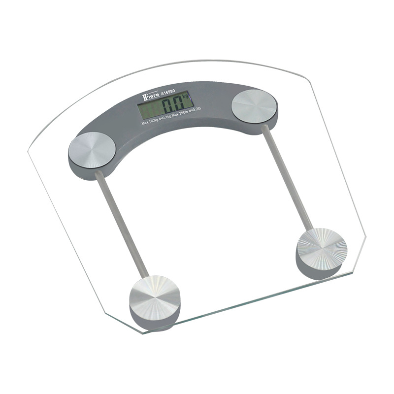 DAWOOD 2003B personal body180kg fan-shaped Tempered Glass bathroom weight scale - Image 3