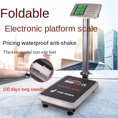 Good quality Dawood TCS 300kg platform scale stainless steel weighing scale for industry - Image 3