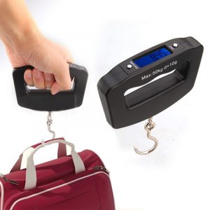 New wholesale portable mini digital handheld fish hook electronic crane scale luggage scale with LED digital display