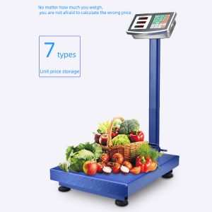 TCS 100kg electronic platform scales professional for floor weighing industrial 150kg digital platform scale