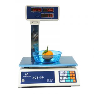 Wholesale English version electronic pricing scale with pole stand arm 30kg40kg electronic scale